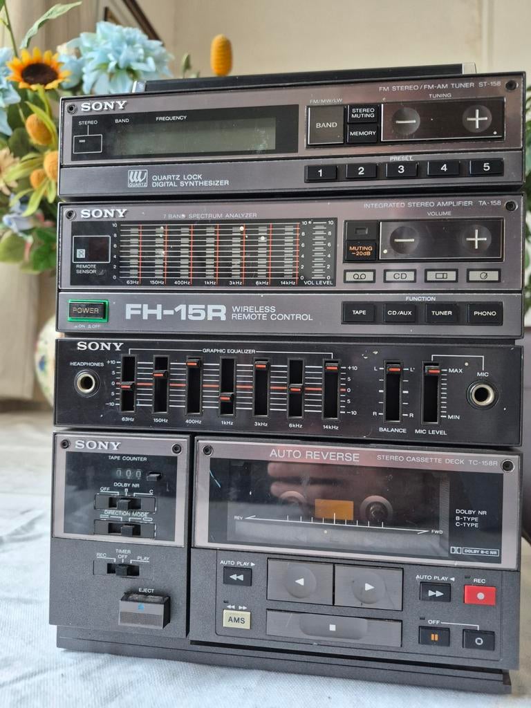 Chaîne Hi-Fi Sony vintage – FH-15R – look rétro, Enlèvement, Sony