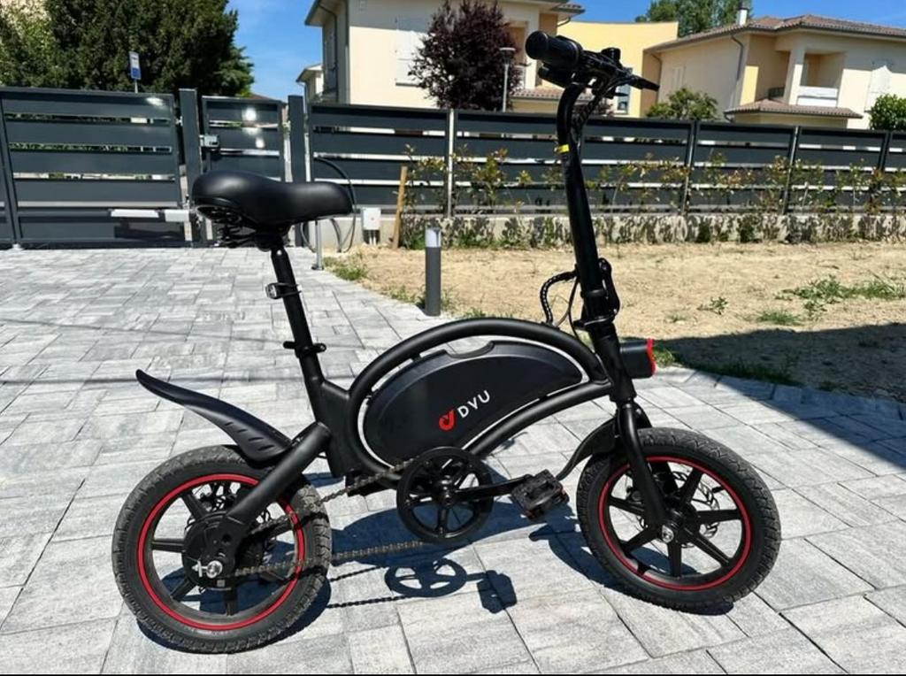 DYU D3F, Fietsen en Brommers, Elektrische fietsen, Ophalen, Zo goed als nieuw