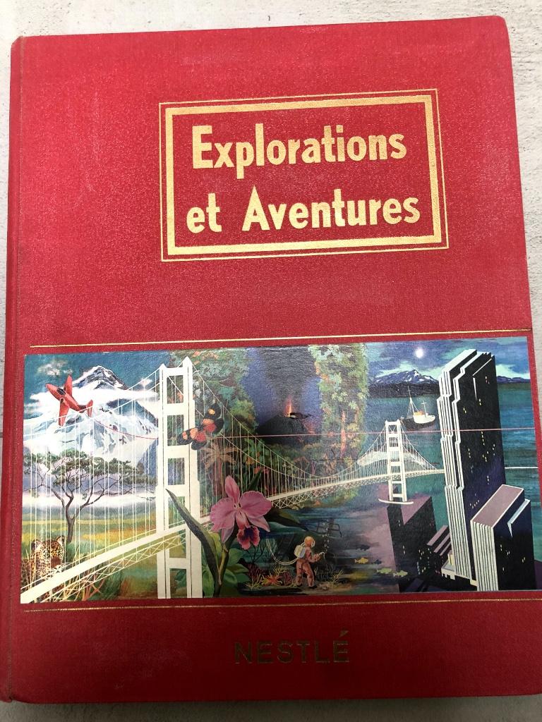 Albumafbeeldingen Nestlé: Explorations And Adventures, chrom, Verzenden, Zo goed als nieuw