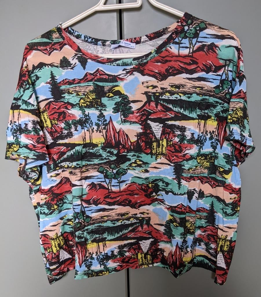 Zara, tshirt maat L, nieuw, Kleding | Dames, Overige kleuren, Zara, Maat 42/44 (L), Nieuw