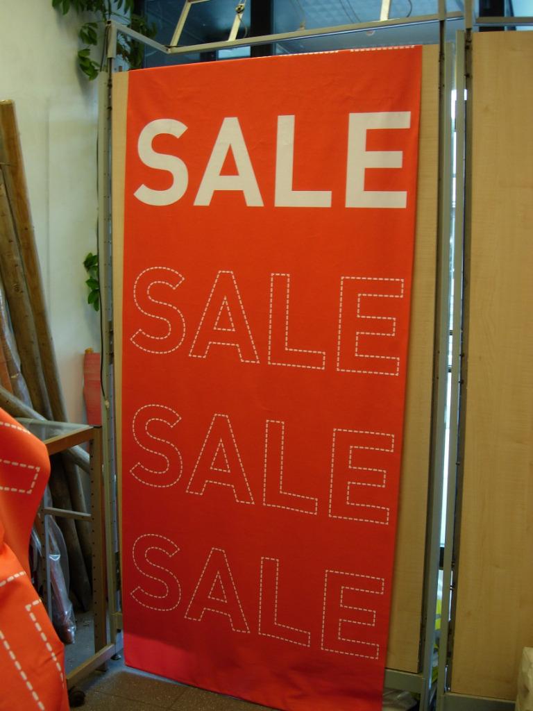 Bannières de vente, Enlèvement ou Envoi, Utilisé