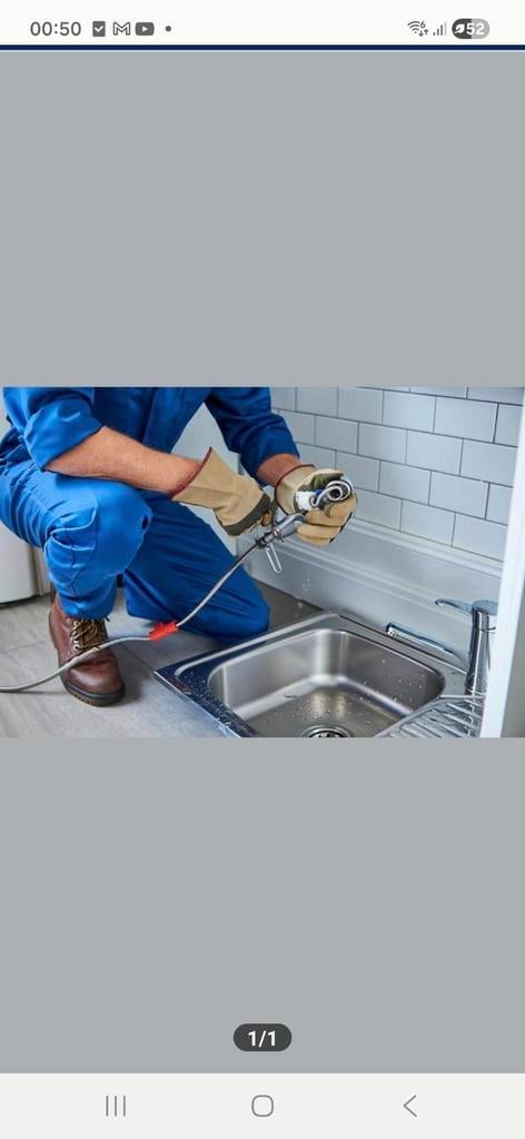 Déboucheur professionnel plombier, Bricolage & Construction