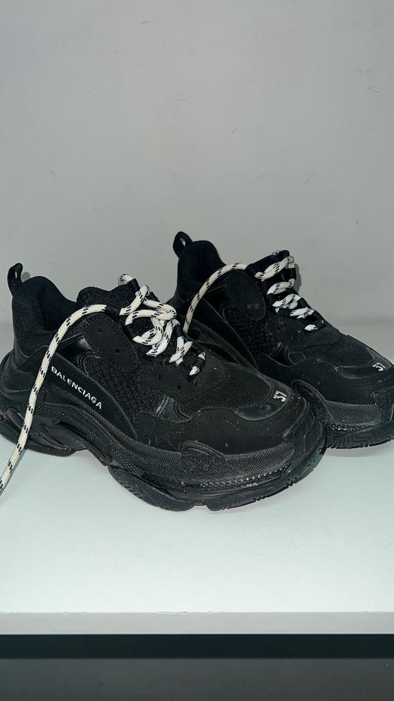 Balenciaga triple S Black, Kleding | Heren, Schoenen, Ophalen, Zo goed als nieuw