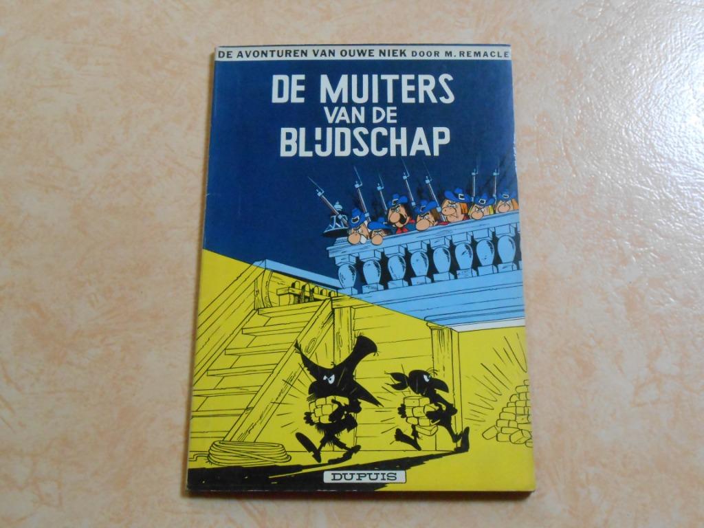 Ouwe Niek en Zwartbaard 5 De muiters van de Blijdschap 1962, Boeken, Stripverhalen, Eén stripboek, M. Remacle, Ophalen of Verzenden