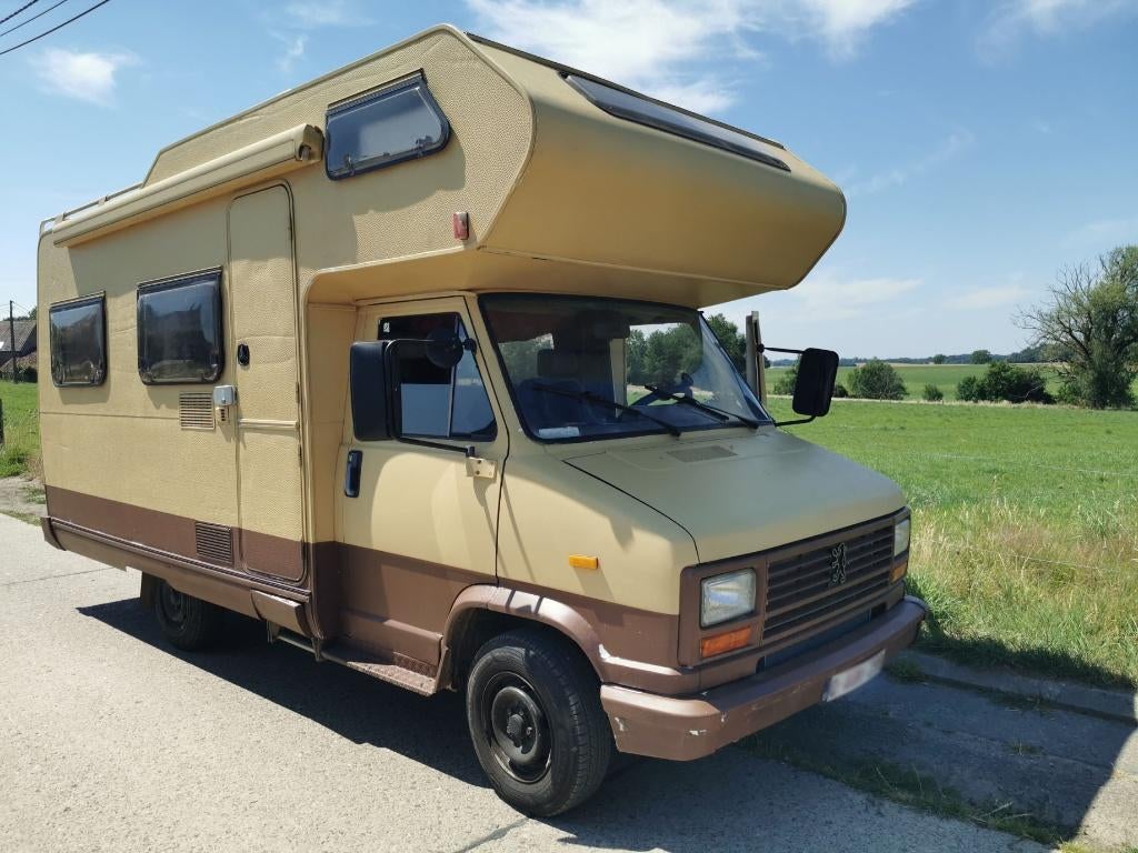 Camping-car vintage Hymer HYMER B544 – J5 2.5D (1989), Caravanes & Camping, Siège standard, Boîte manuelle, Diesel, Particulier