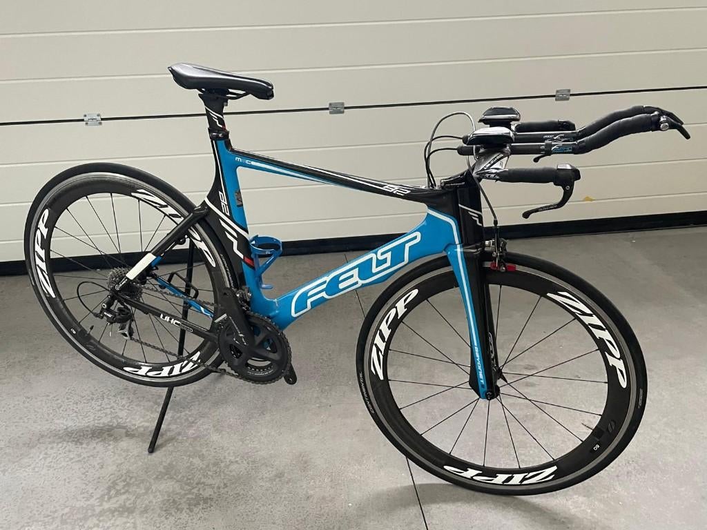 Tijdritfiets triatlon, 53 tot 57 cm, Ophalen, Zo goed als nieuw, 10 tot 15 versnellingen