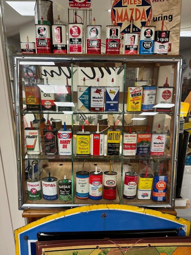 Handy oils mini olie blikjes, Verzamelen, Merken en Reclamevoorwerpen, Ophalen of Verzenden, Gebruikt, Verpakking