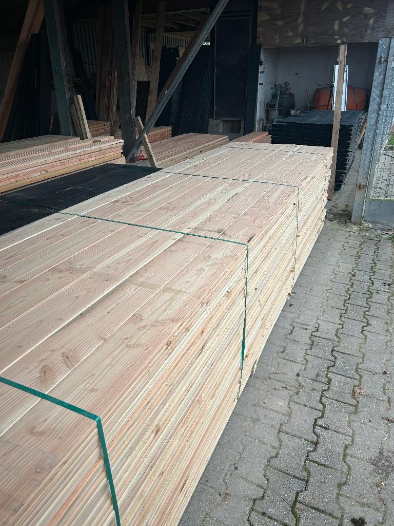 Douglas plank geschaafd 1.8x14.5x200/300/400 cm, Enlèvement ou Envoi, Neuf, 250 cm ou plus, Poutres