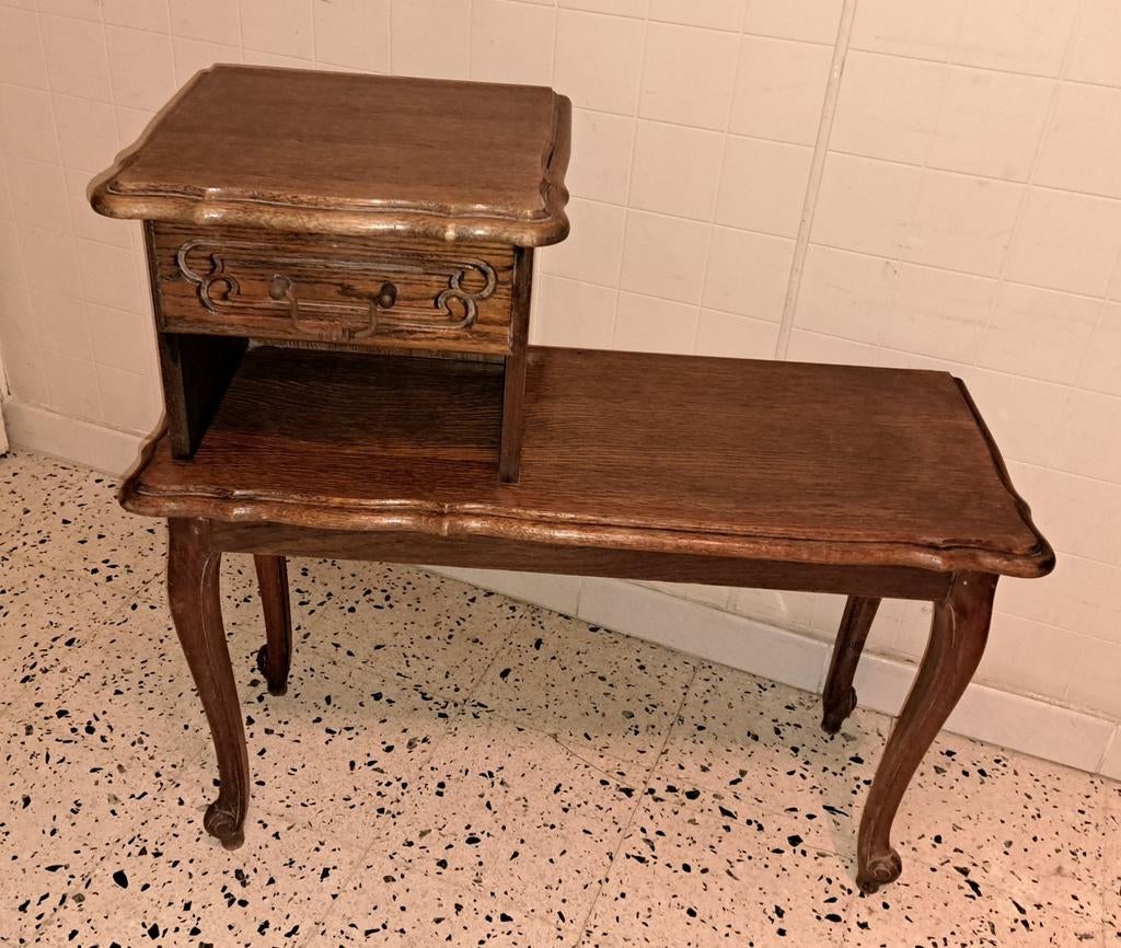 Tafel tafeltje telefoon tafeltje decoratie, Ophalen of Verzenden