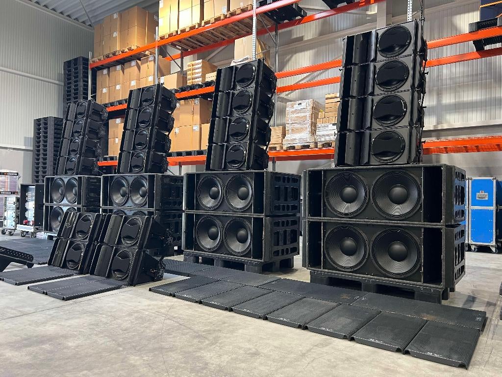 Nexo line array: 8x RS18C + 20x GEO S12 + 4x NXAMP4x4, Overige merken, Gebruikt, Ophalen of Verzenden, Complete surroundset