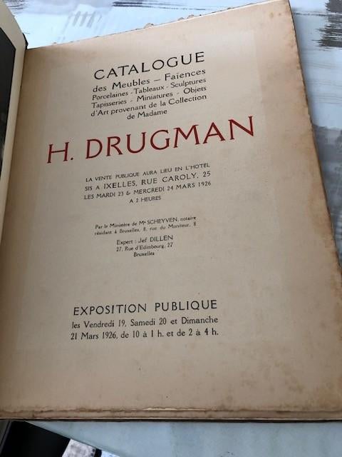 Catalogue des Meubles... - H. Drugman Catalogue rare, Enlèvement ou Envoi