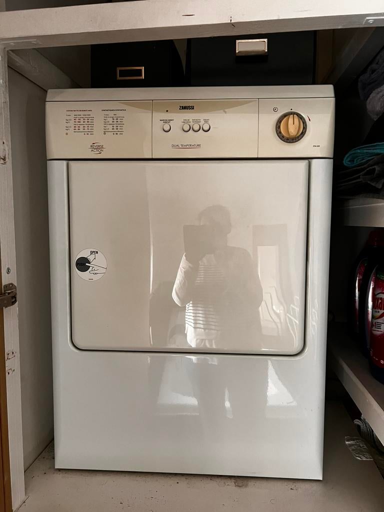 Zanussi droogkast, Elektronische apparatuur, Droogkasten, Ophalen, Gebruikt, Voorlader, Luchtafvoer