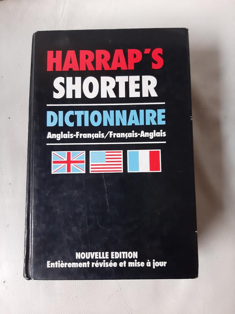 DICTIONNAIRE Anglais- Français, Enlèvement, Anglais