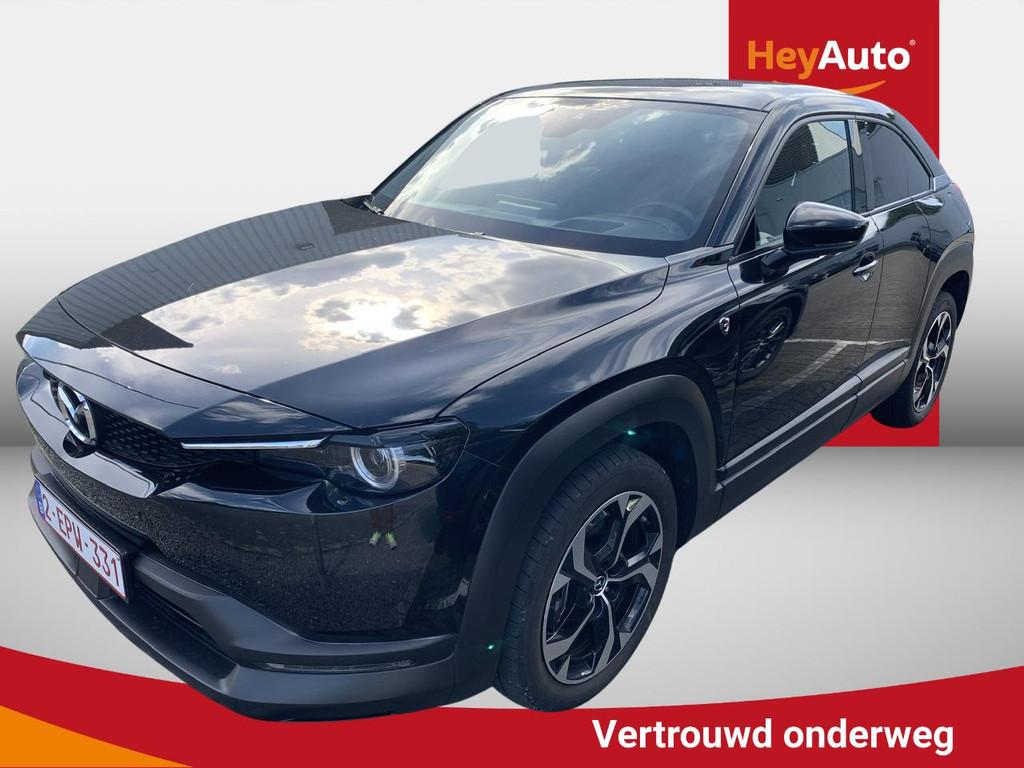 Mazda MX-30 e-SKYACTIV R-EV 170 pk Makoto, Auto's, Stof, Zwart, Plug-in hybride, Bedrijf