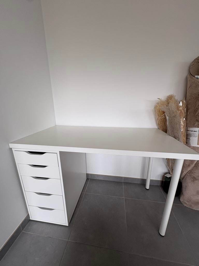 Bureau ikea alex blanc Prix négociable, Huis en Inrichting, Ophalen, Zo goed als nieuw, IKEA, Wit