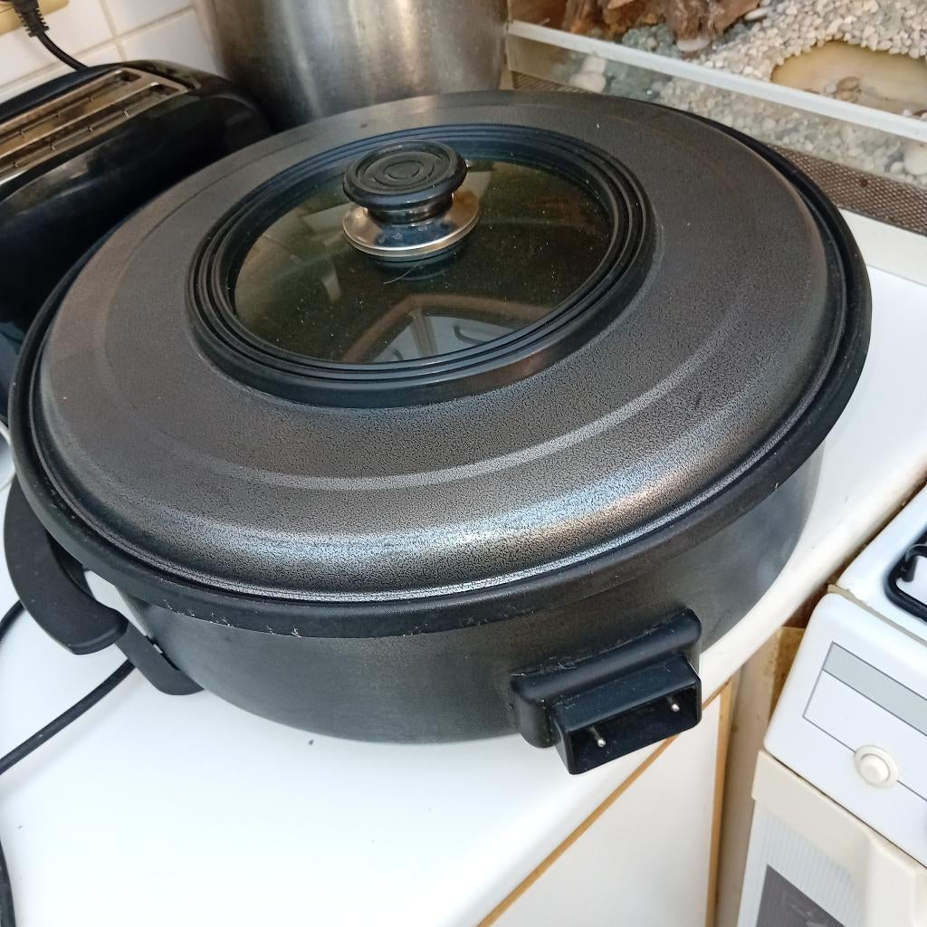 Poêle paella électrique multifonctions 40cm, Enlèvement, Utilisé, Autres types