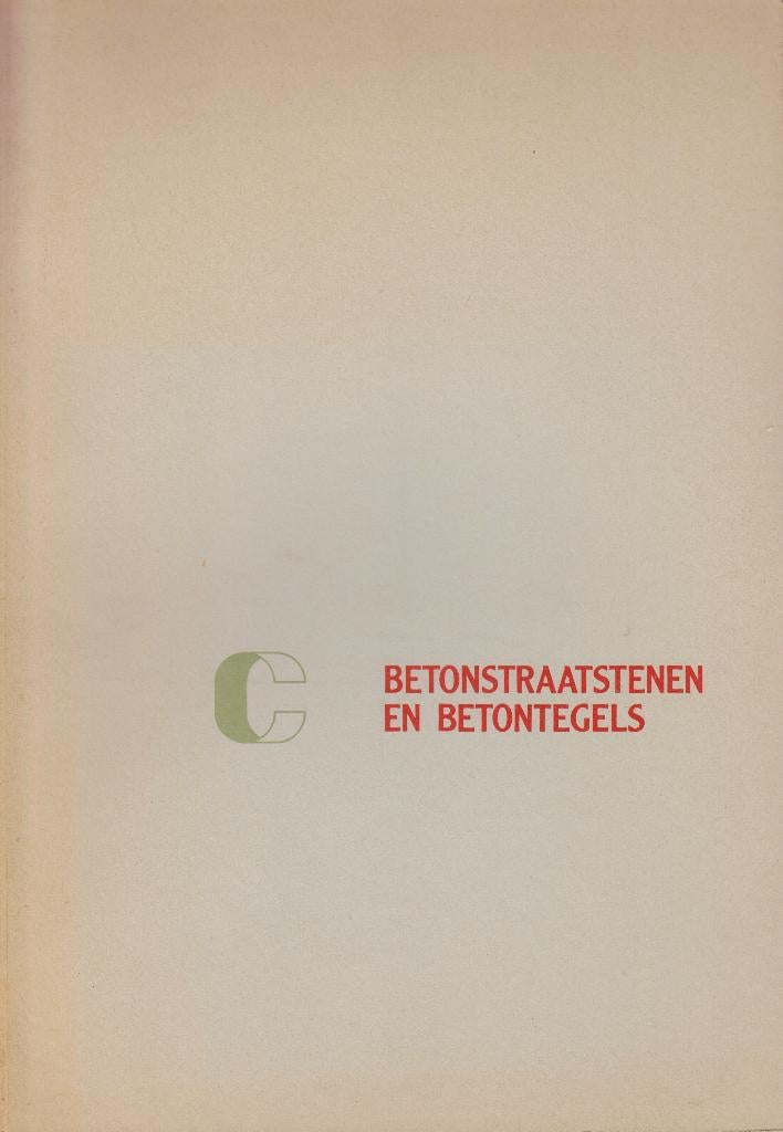 1982 - L. HENDRIKX - Betonstraatstenen en Betontegels, L. HENDRIKX, Verzenden, Zo goed als nieuw, Bouwkunde