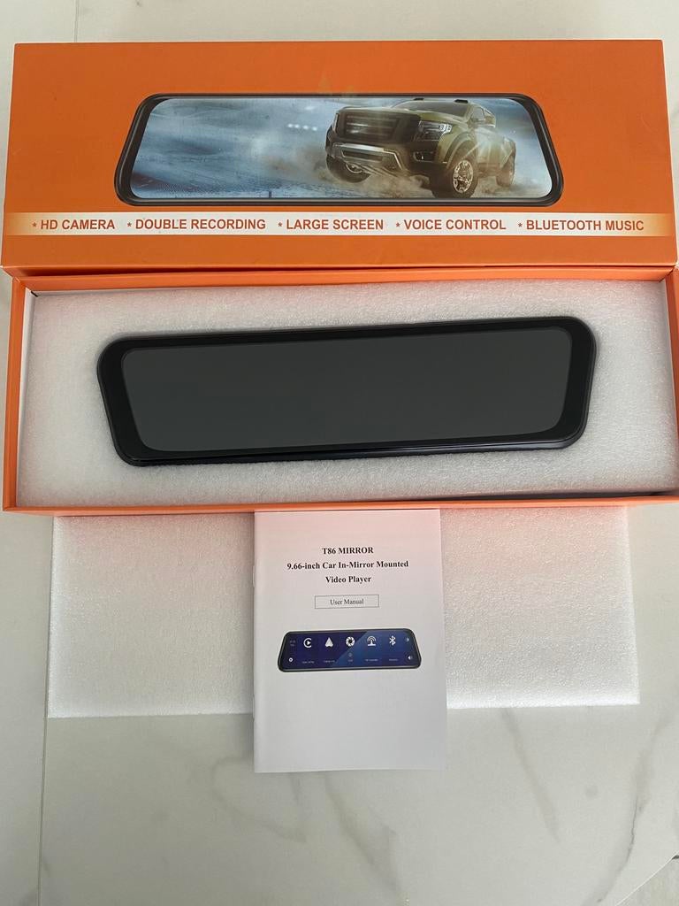 Caméra de recul miroir Dashcam avec CarPlay Android Auto, Enlèvement ou Envoi, Neuf