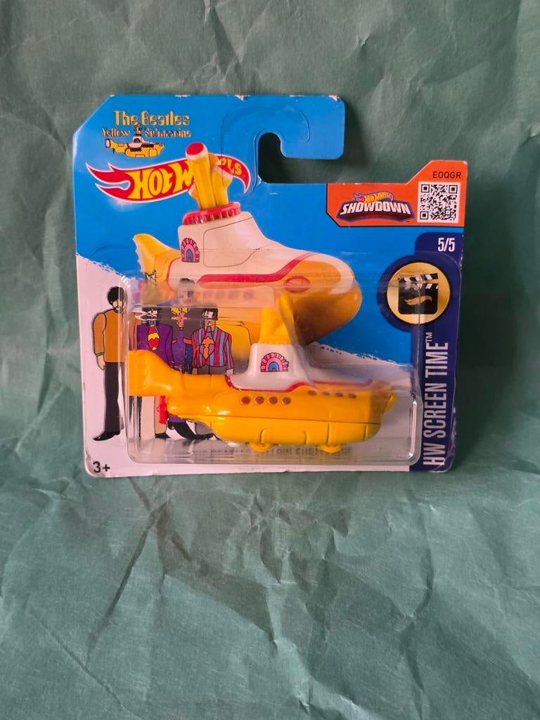 Beatles hot wheels  yellow submarine. Toujours sous blister., Enlèvement ou Envoi