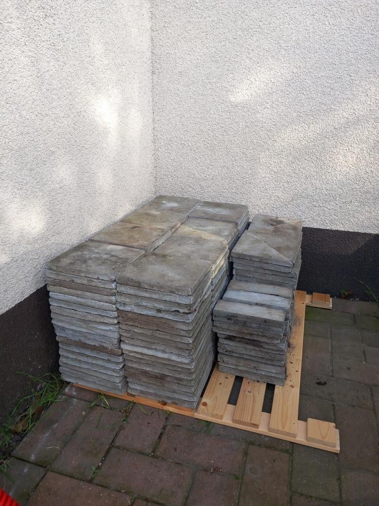 Blauwe steen 20 x 20, Tuin en Terras, Tegels en Klinkers, Ophalen