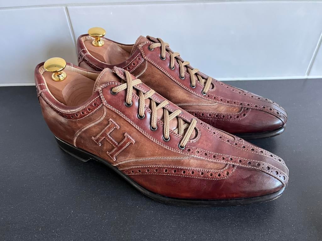 Harris sneakers maat 8 / 42 weinig gedragen, Bruin, Ophalen of Verzenden, Zo goed als nieuw, Sneakers