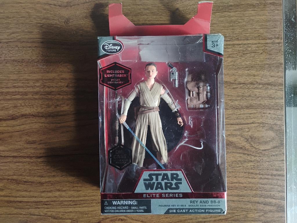 Star Wars Elite Series REY Die-Cast 6-inch actiefiguur, Hobby en Vrije tijd, Modelbouw | Figuren en Diorama's, Ophalen, Zo goed als nieuw