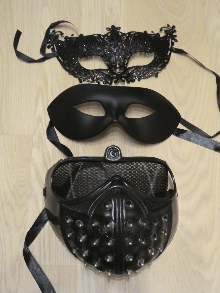 Set Van 3 Maskers, Ophalen of Verzenden, Nieuw