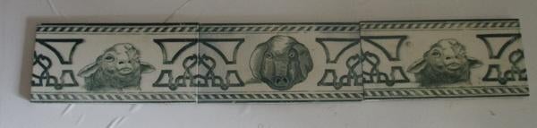 collectie antieke tegels slagerij varkens schapen Hemiksem, Antiek en Kunst, Verzenden