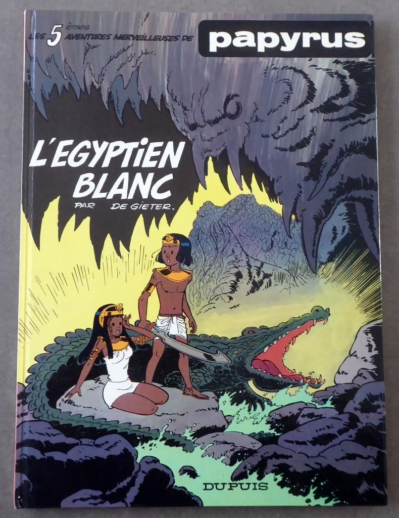 BD  "Papyrus" - Tome 5 : l'Egyptien Blanc - Réédition, Enlèvement ou Envoi, Utilisé