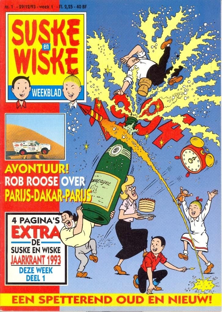 Verzameling Suske en Wiske weekblad + bijlagen 1993-1995., Boeken, Meerdere stripboeken, Ophalen of Verzenden, Zo goed als nieuw