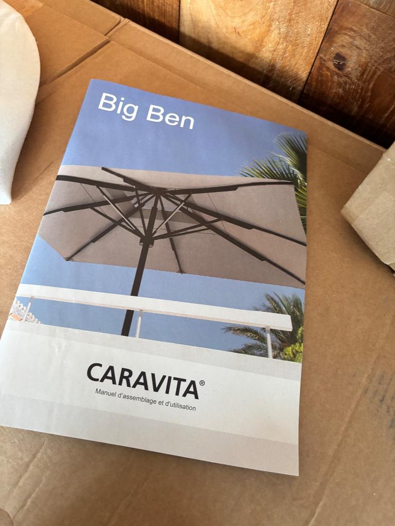 Parasols Big Ben XXL professionnel, Enlèvement, Neuf, Plus de 4 mètres, Parasol sur pied