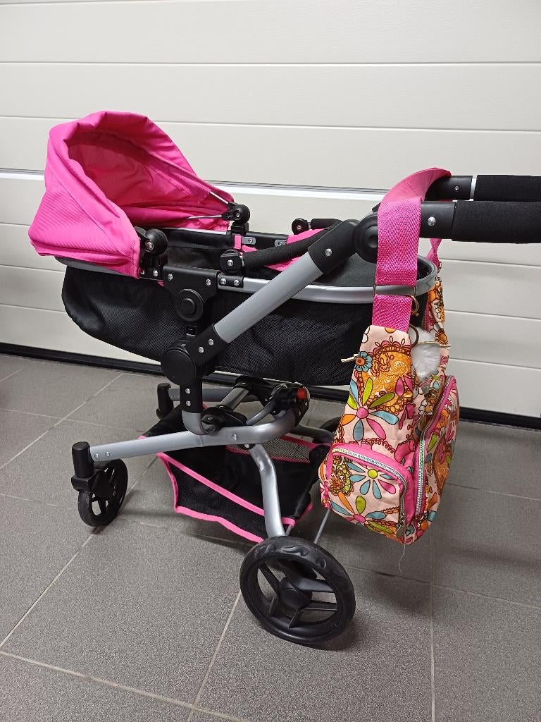 Poppen, schommelstoel, buggy, bedje, Kinderen en Baby's, Speelgoed | Poppen, Zo goed als nieuw, Overige typen, Ophalen