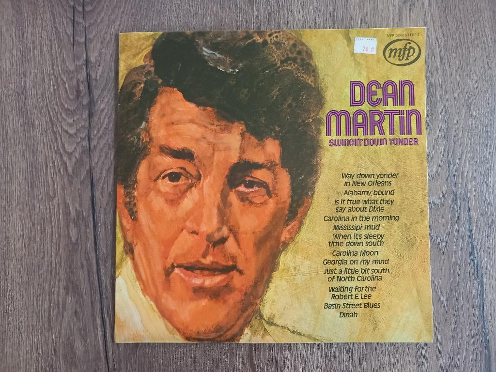 Vinyl LP Dean Martin Swingin' Down Yonder Jazz Swing Pop, Ophalen of Verzenden, 12 inch, Jazz
