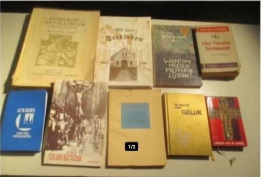 9 livres religieux anciens (divers), Enlèvement ou Envoi, Utilisé