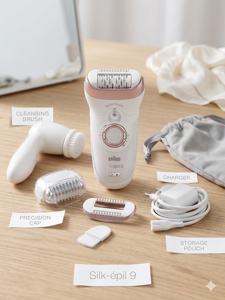 Epilateur électrique Braun Silk 9, Ophalen of Verzenden, Nieuw
