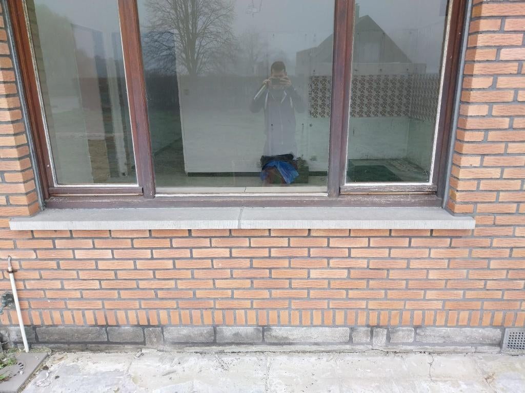 appuis de fenêtre en pierre bleue pour fenêtres et portes, 100 à 150 cm, Rebords de fenêtre, Enlèvement, Utilisé