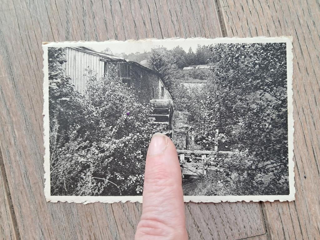 Beschreven pk : Neufchâteau, houten watermolen de la Piérie, Ophalen of Verzenden