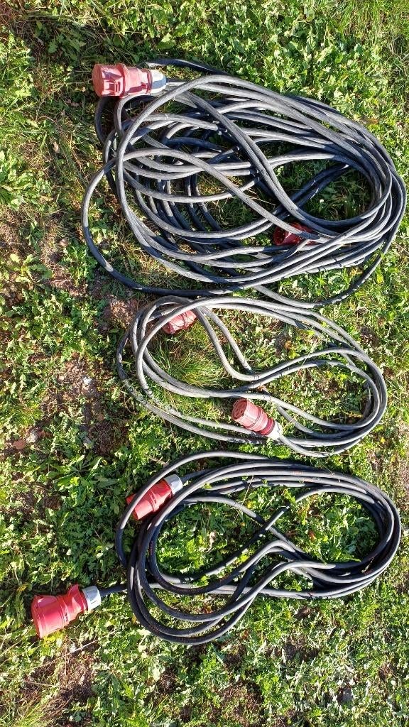 Verlengkabels kabelhaspels neopreen professioneel, Enlèvement, Comme neuf, Câble ou Fil électrique