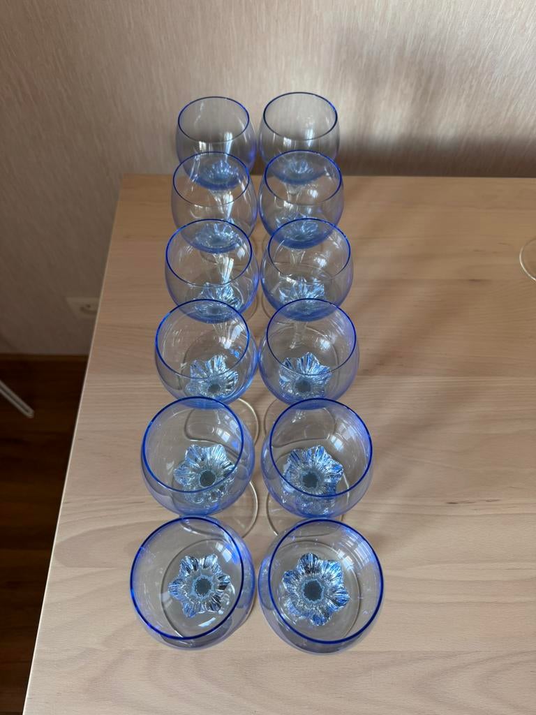 Vintage kristallen glazen, Antiek en Kunst, Ophalen