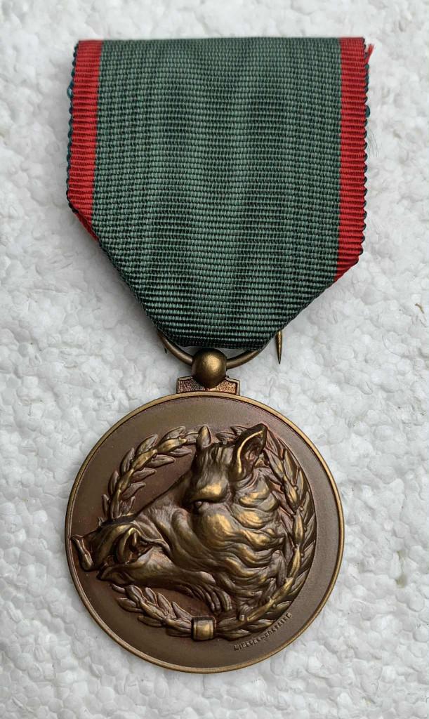 Medaille, 1ste Bat Ardense Jagers veteranen RESISTE et MORDS, Verzamelen, Militaria | Algemeen, Ophalen of Verzenden, Landmacht