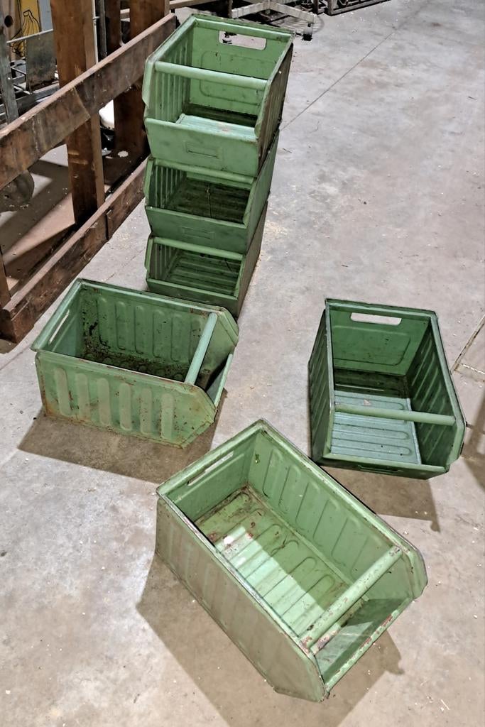 Kisten bakken industriele magazijnbakken decoratie, Ophalen