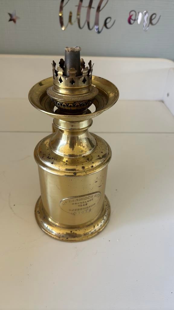 Zeer mooie olie lamp, Antiek en Kunst, Antiek | Verlichting, Ophalen