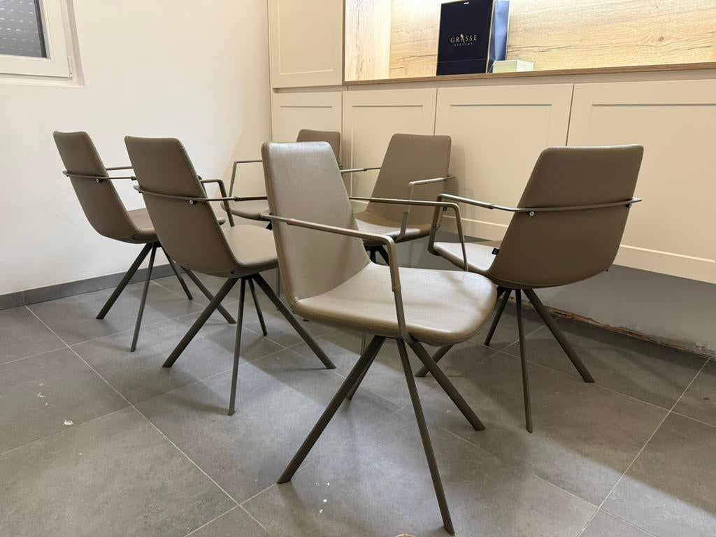 Joli Rafael Eetkamerstoelen (6 stuks), Huis en Inrichting, Stoelen, Ophalen of Verzenden, Zo goed als nieuw, Juntoo leolux natuzzi stressless ikea xooon