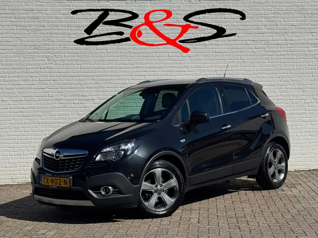Opel Mokka 1.4 T Cosmo 4 seizoenen banden Leder Verwarmd stu, Automaat, 158 g/km, Zwart, Bedrijf
