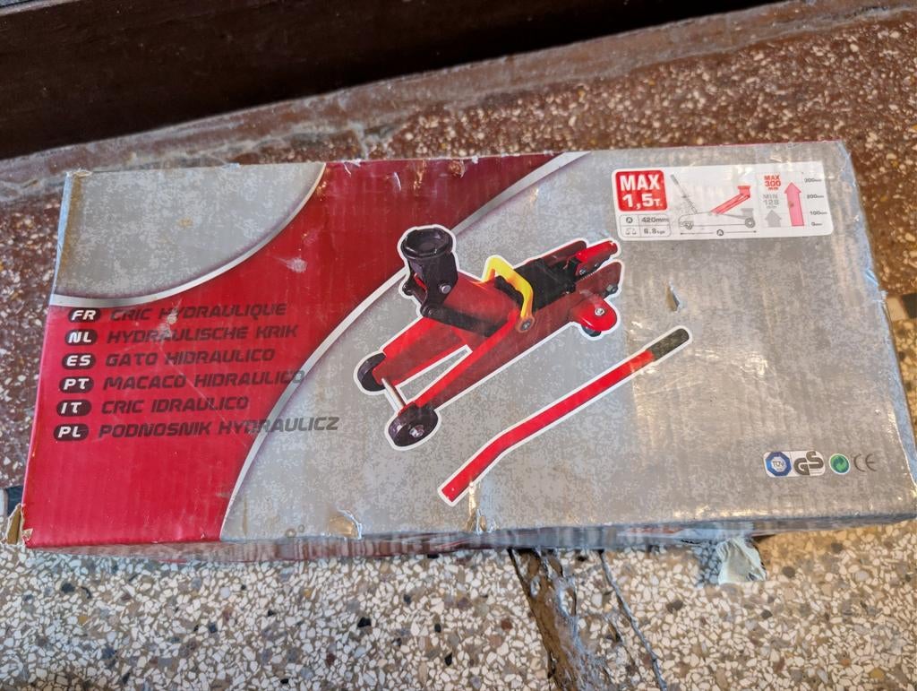Cric hydraulique voiture 1.5T, Enlèvement