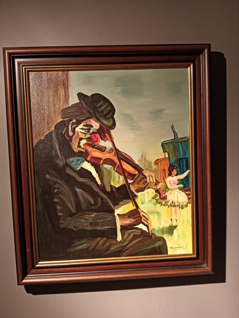 Le clown joue du violon, Antiquités & Art, Enlèvement