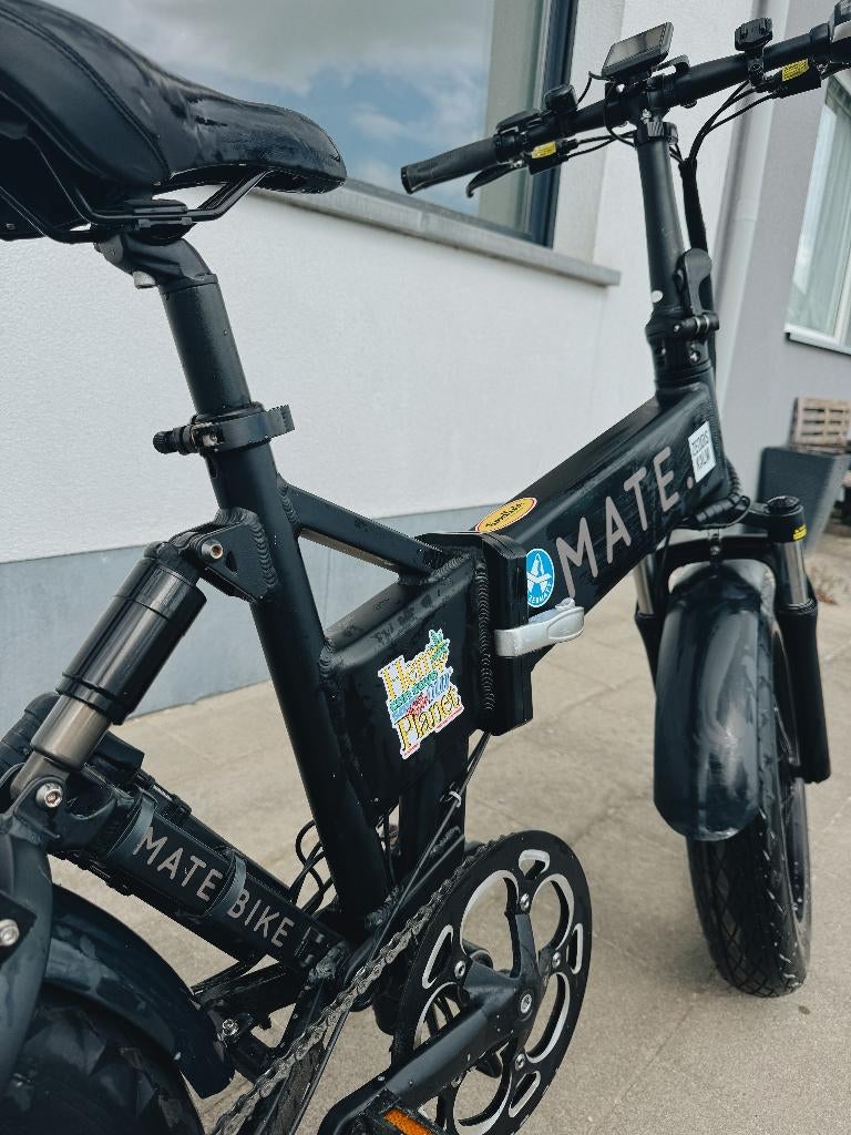 MATE X (250+) elektrische vouwfiets, Fietsen en Brommers, Fietsen | Vouwfietsen, 20 inch of meer, Gebruikt, Heren, Versnellingen