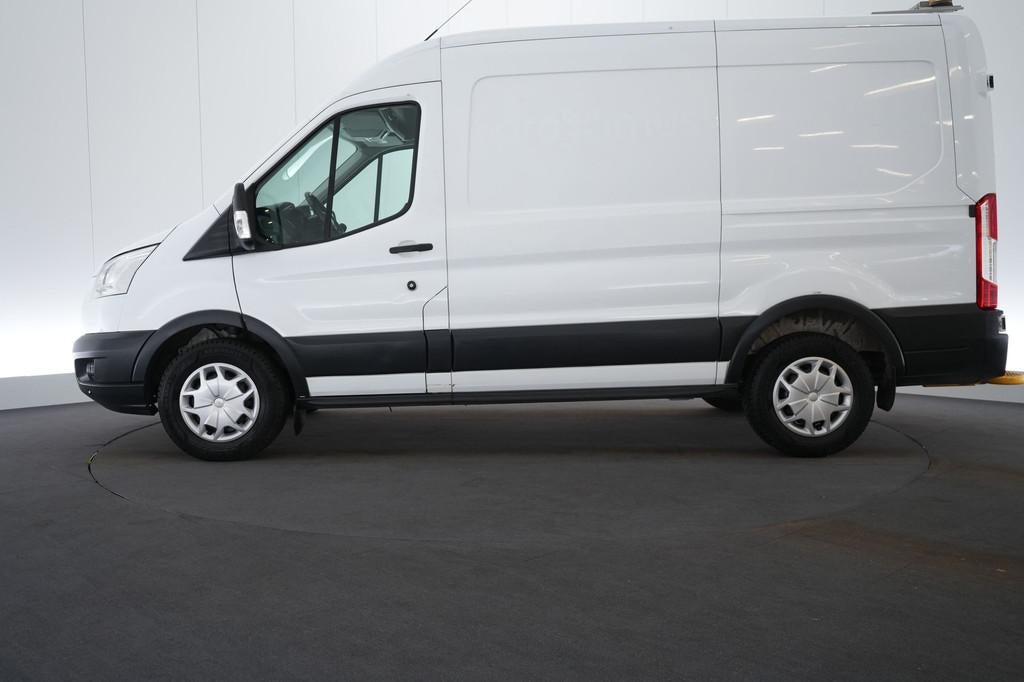 (1WJG943) FORD TRANSIT 2T 350M FOU MWB HR DSL, Voorwielaandrijving, Stof, Gebruikt, Euro 6
