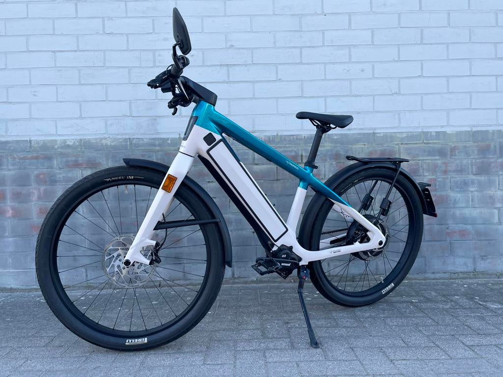 Stromer St3 pinion 983Wh Desert Skey Medium, Fietsen en Brommers, Elektrische fietsen, Ophalen, Zo goed als nieuw, Stromer