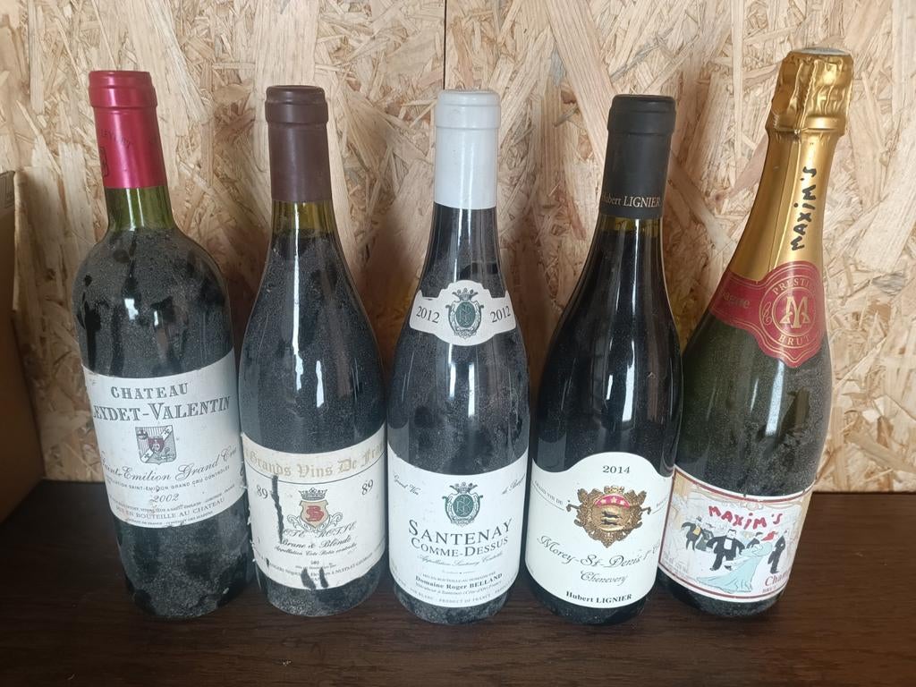 Lot vieux crus - collection ou surprise, Collections, Vins, Champagne, Enlèvement